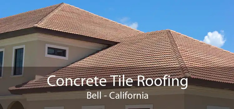 Concrete Tile Roofing Bell - California