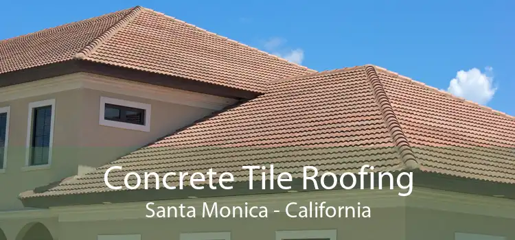 Concrete Tile Roofing Santa Monica - California