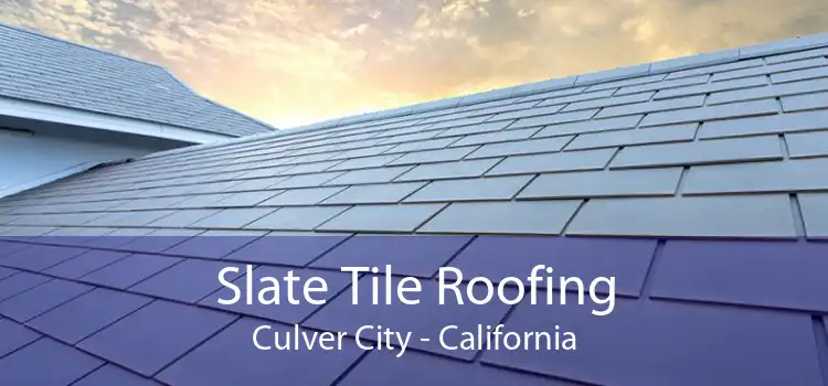 Slate Tile Roofing Culver City - California