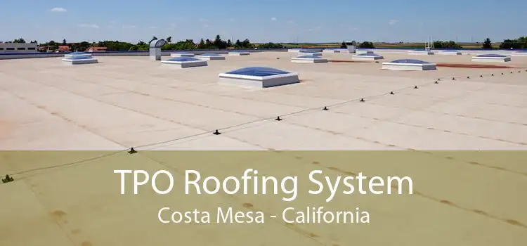 TPO Roofing System Costa Mesa - California