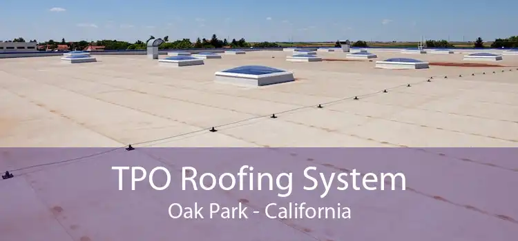 TPO Roofing System Oak Park - California